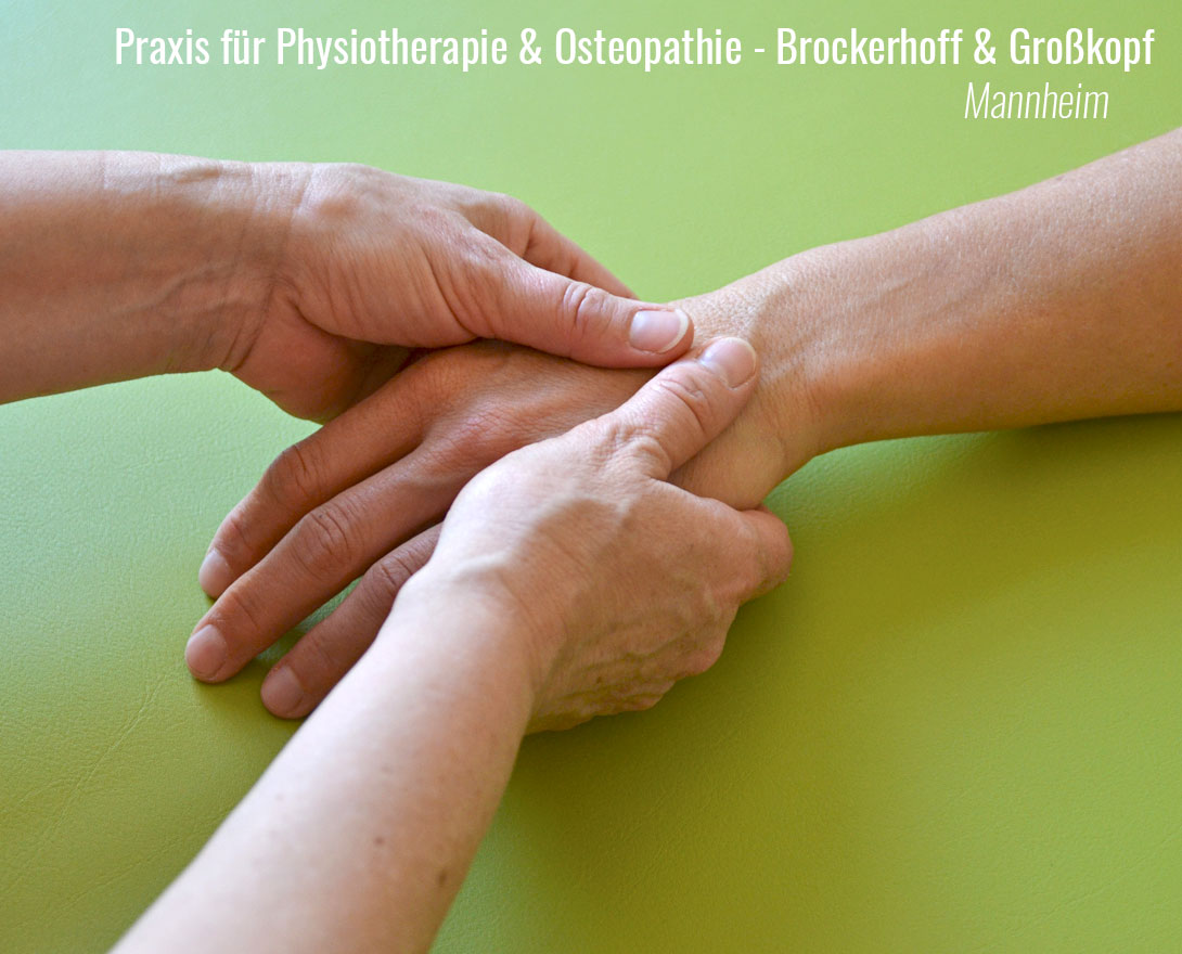 Gestaltung + Fotografie - Website, Physiotherapie und Osteopathie Brockerhoff & Großkopf - Mannheim
