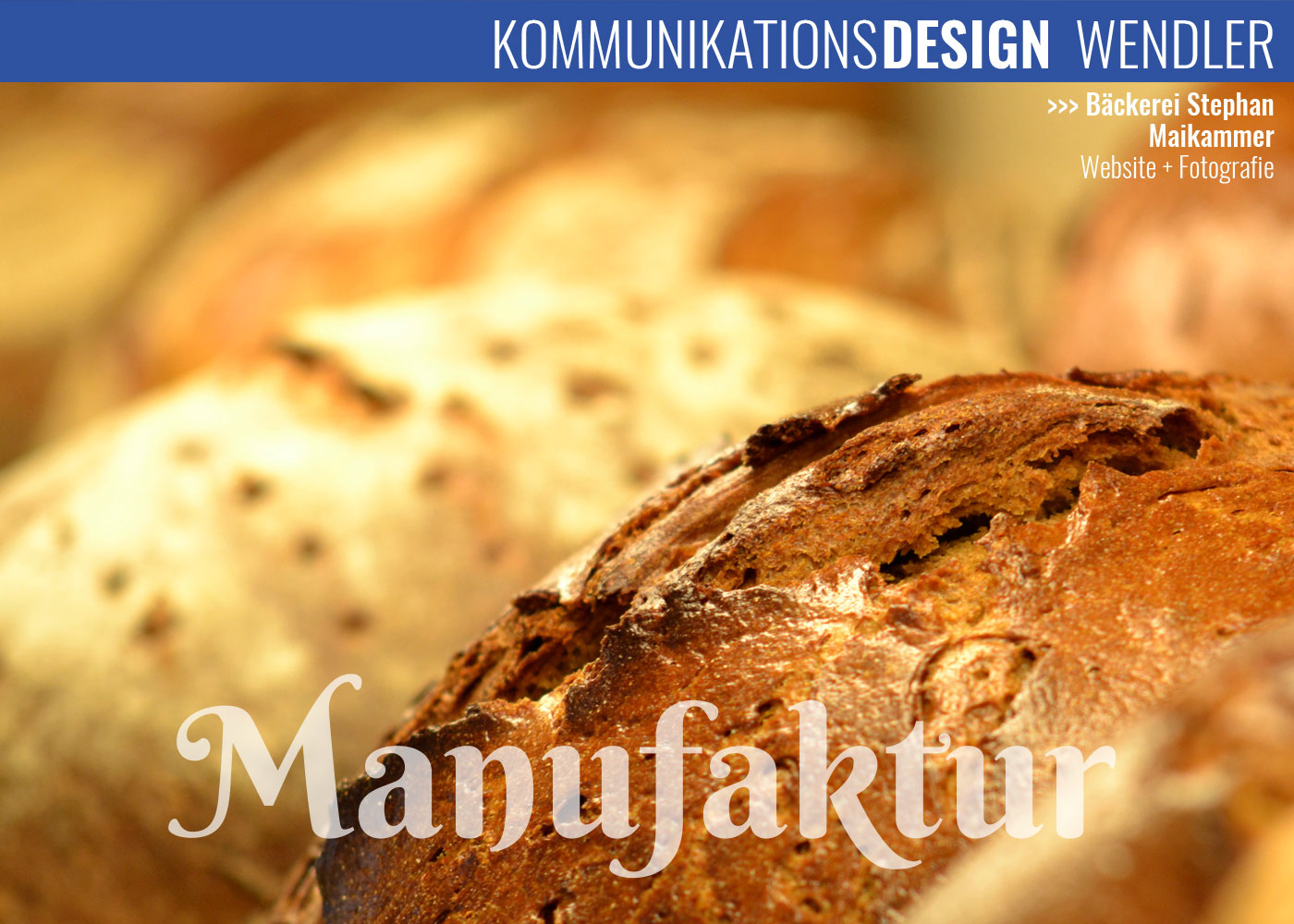 Bäckerei Stephan in Maikammer, Website und Fotografie