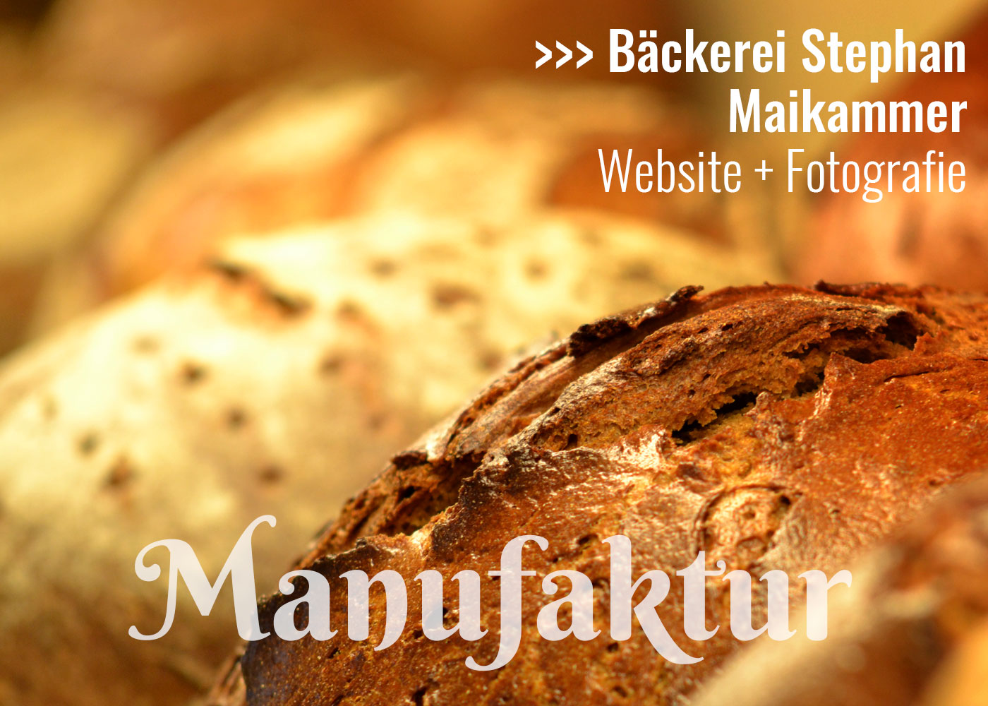 Bäckerei Stephan in Maikammer, Website und Fotografie