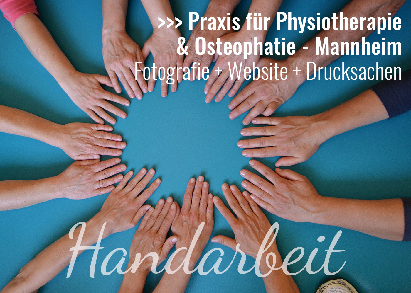 Website und Fotografie, Praxis für Physiotherapie & Osteopathie, Brockerhoff & Großkopf Mannheim